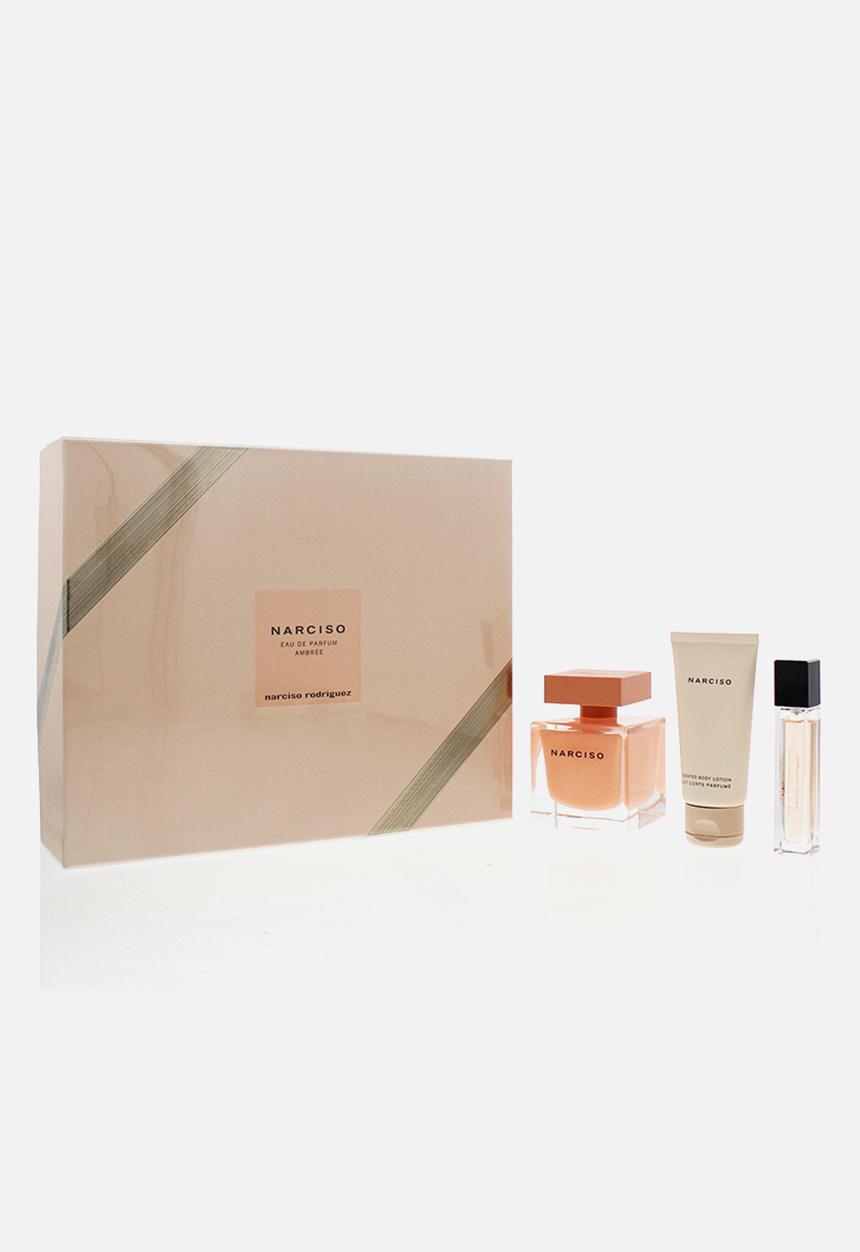 NARCISO RODRIGUEZ - Narciso Rodriguez Ambree 90ml Edp Gift Set (Parallel Import)