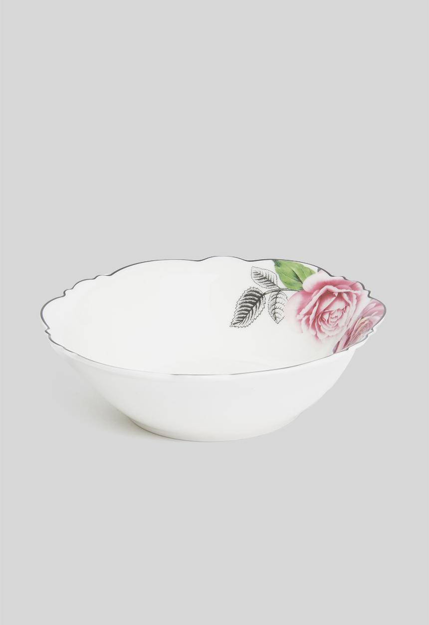Jenna Clifford - Wavy rose bowl set of 4 - white
