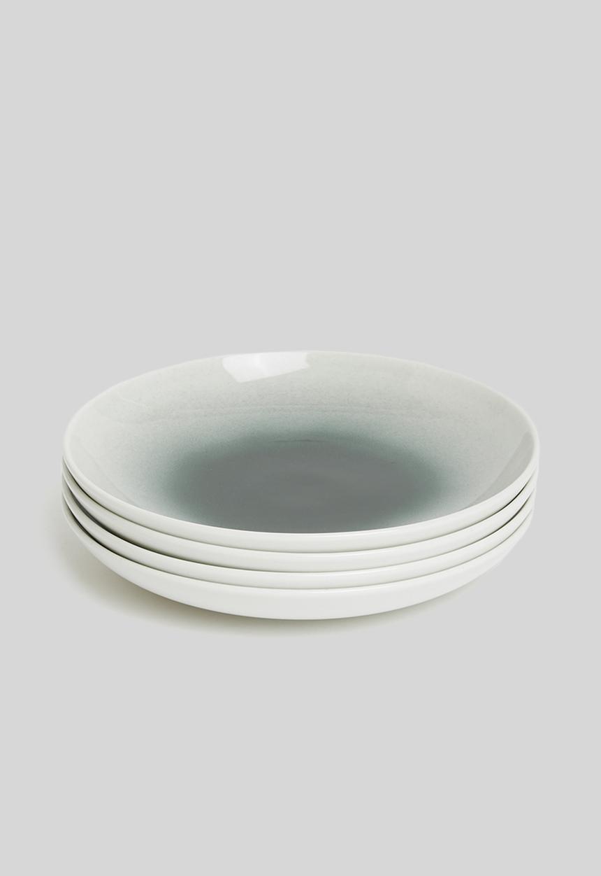 Galateo - Ombre side plate set of 4 - black 