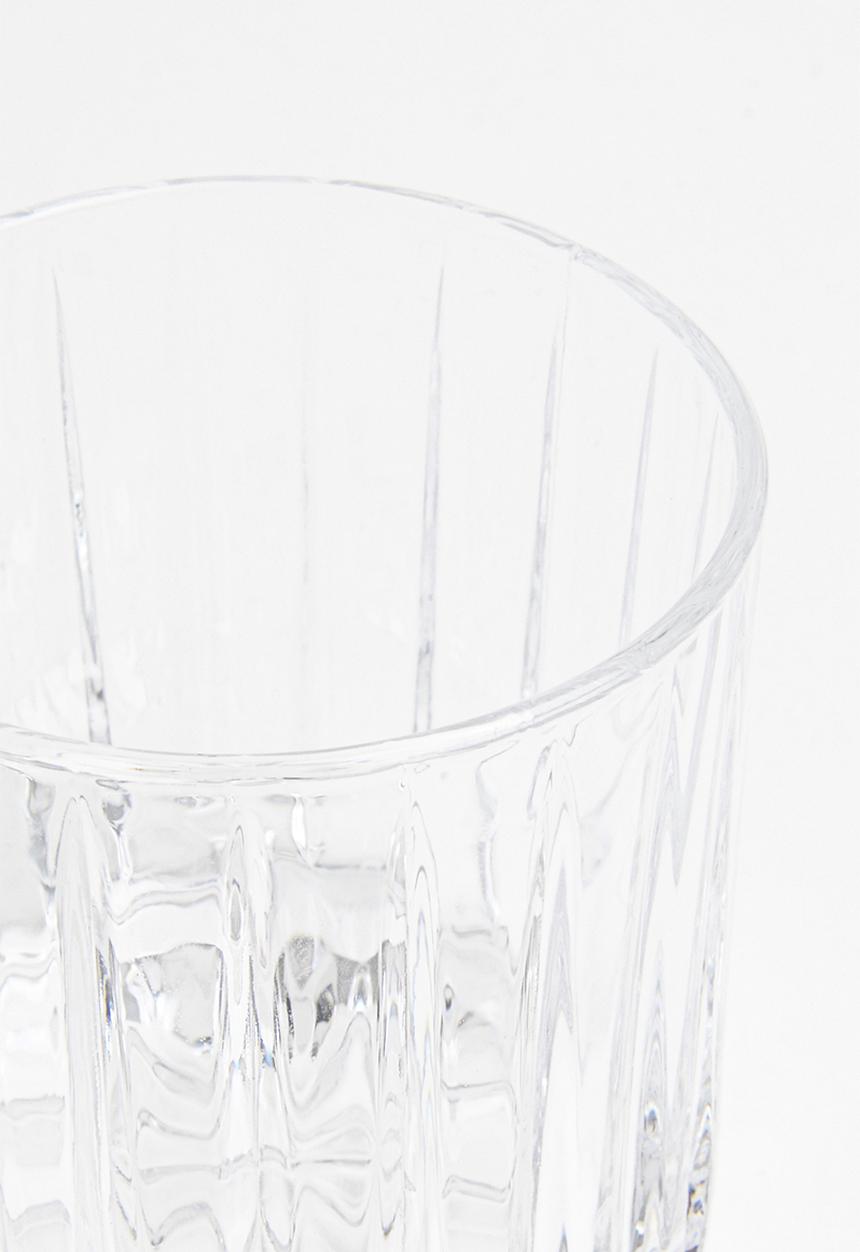 Jenna Clifford - Hand pressed tumbler set of 4 - clear