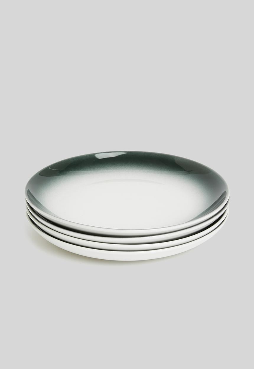 Galateo - Ombre dinner plate set of 4 - black 