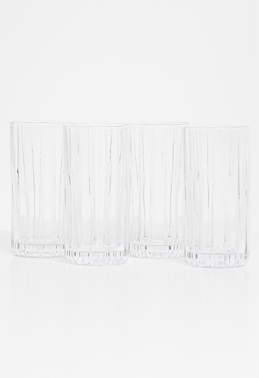 Jenna Clifford - Hand pressed hi ball set of 4