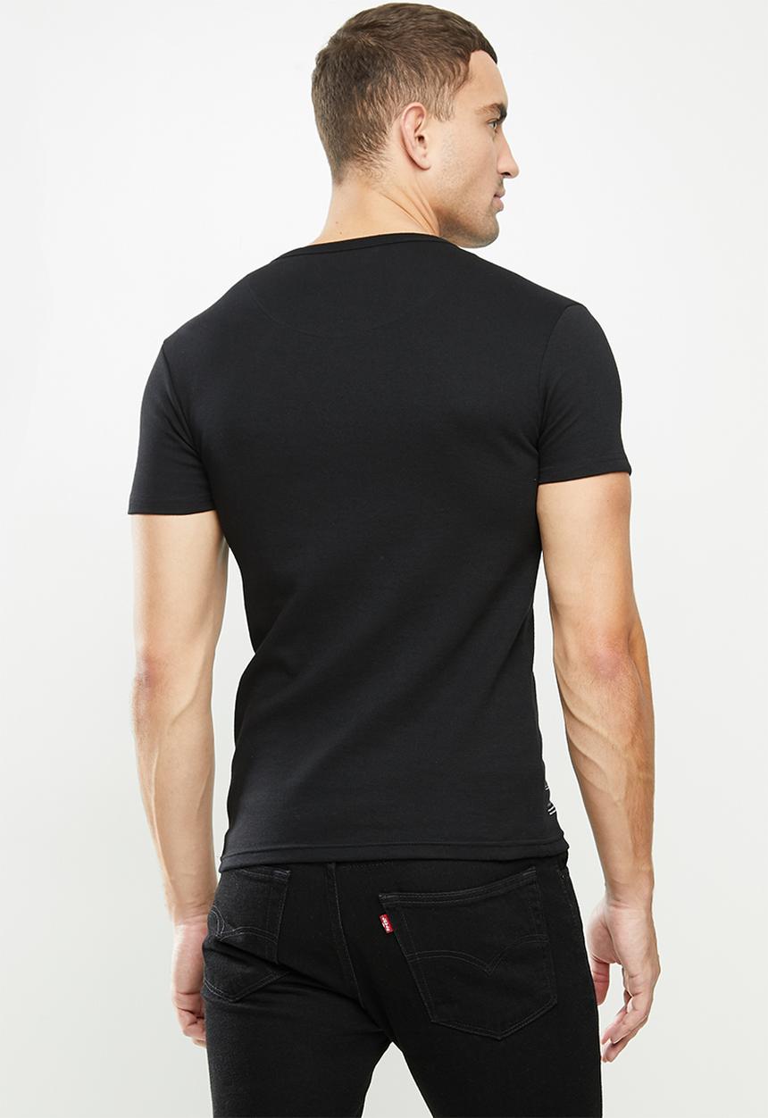 S.P.C.C - Dynamo straight hem tee - black