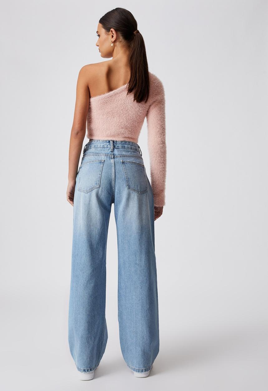 Factorie - Asymetrical waist jean - blue