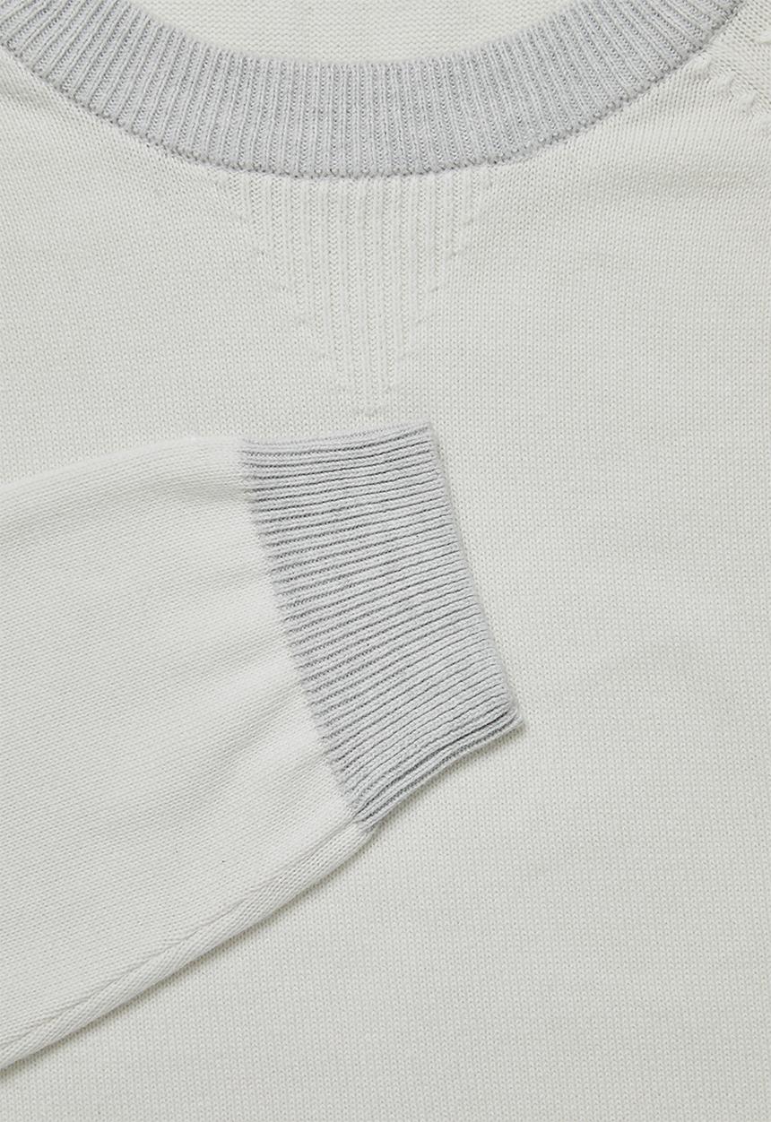 Superbalist - Sporty crew pullover knit jersey - white