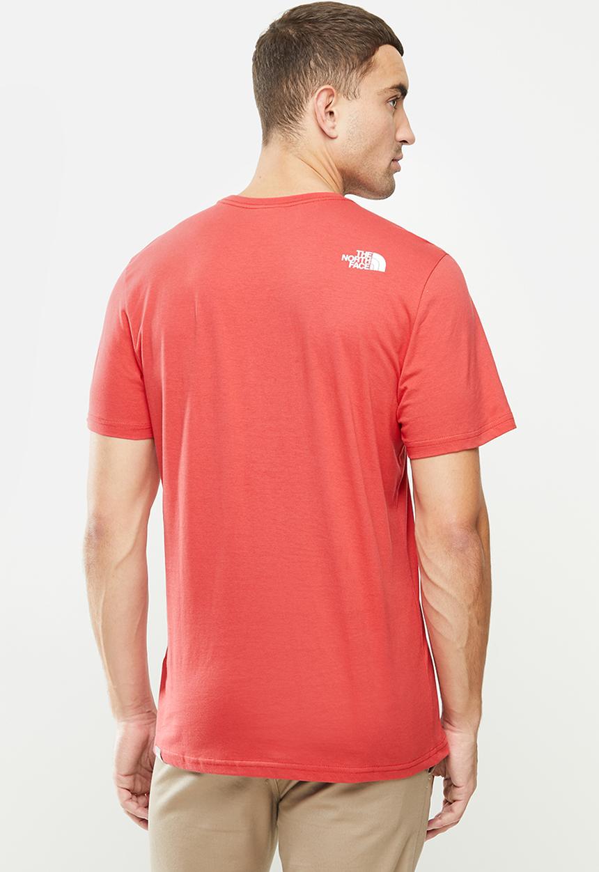The North Face - Short sleeve rust 2 tee - red