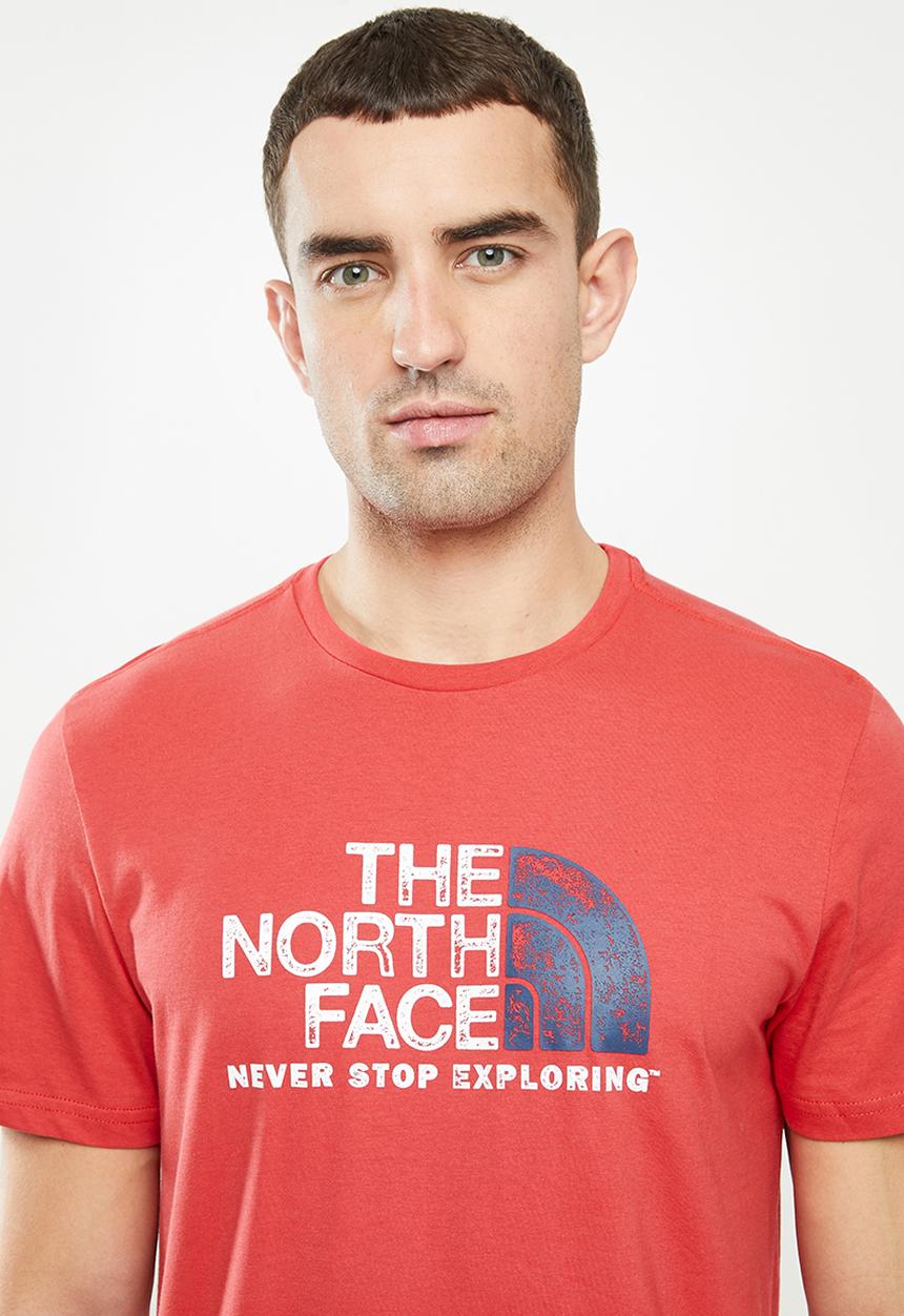The North Face - Short sleeve rust 2 tee - red