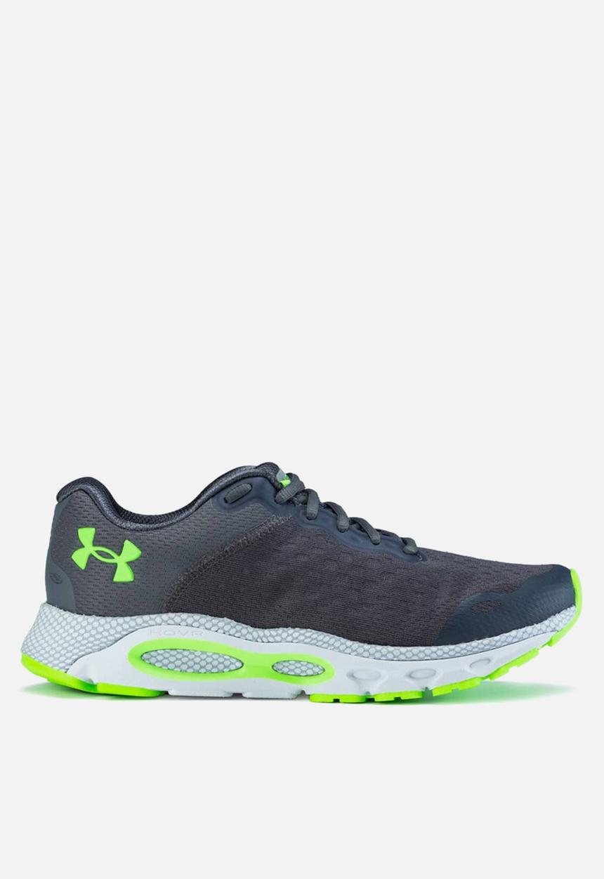 Under Armour - Ua hovr infinite 3 - pitch gray / halo gray / hyper green