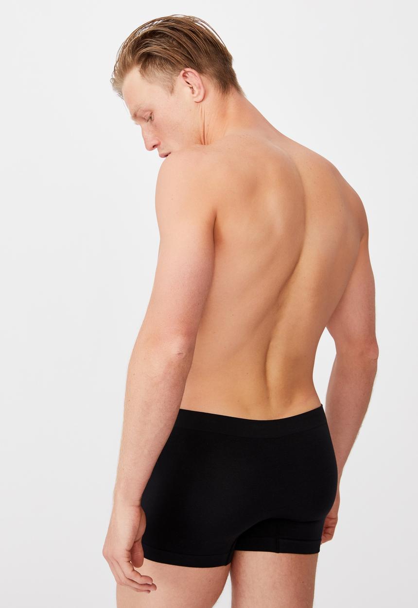 Cotton On - Mens seamless trunks - black