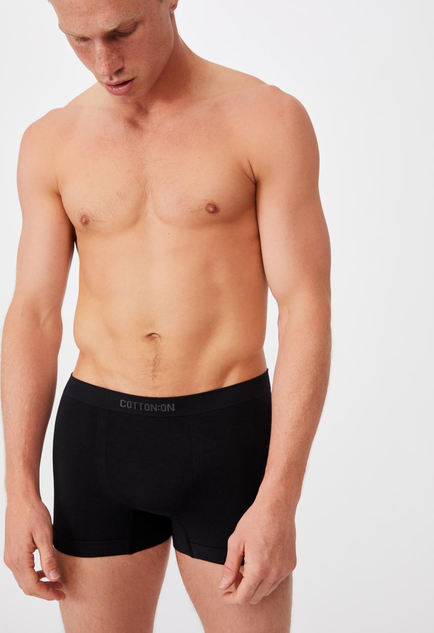 Cotton On - Mens seamless trunks - black
