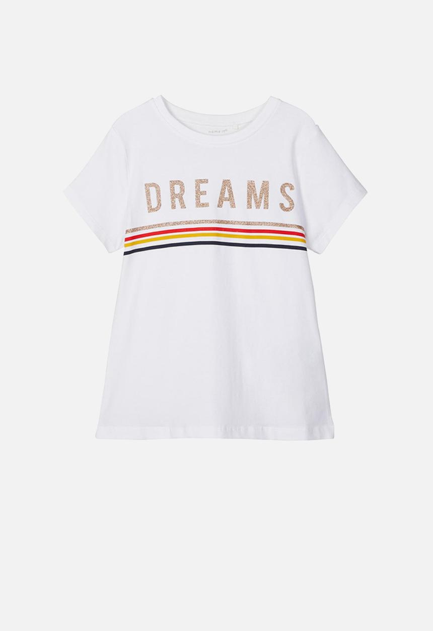 Name It - Franseska boxy top - white