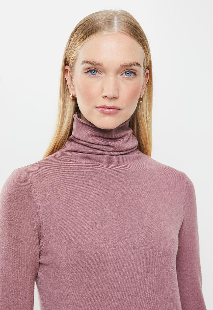 STYLE REPUBLIC - Turtleneck long sleeve jersey - lilac
