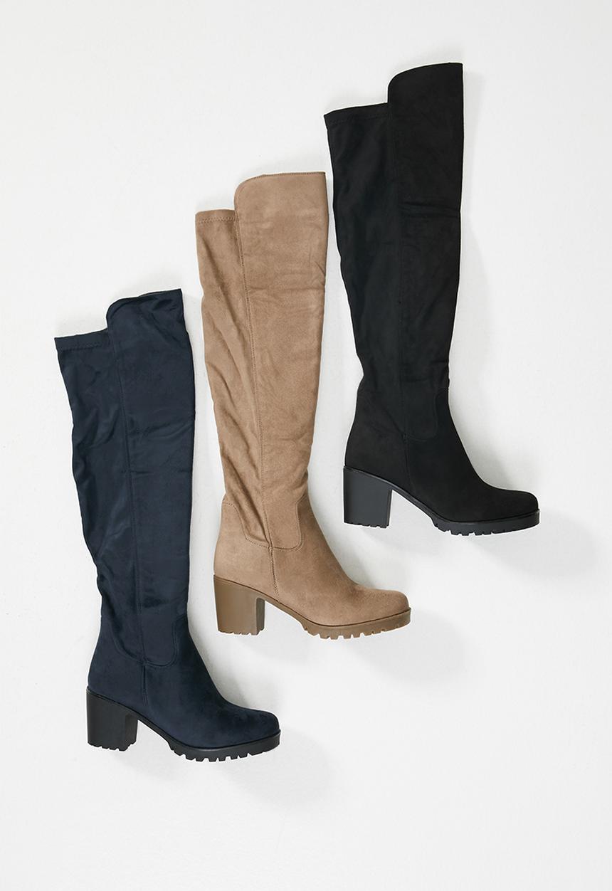 Butterfly Feet - Noel over the knee boot - taupe