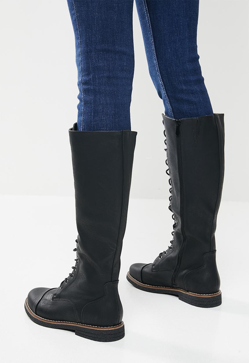 Butterfly Feet - Denali combat boot - black