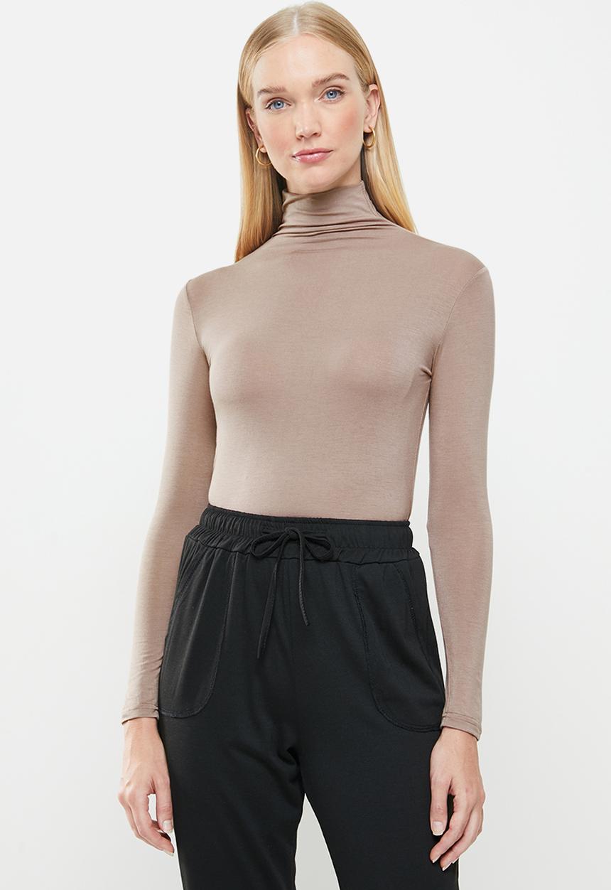STYLE REPUBLIC - Long sleeve knit top - stone