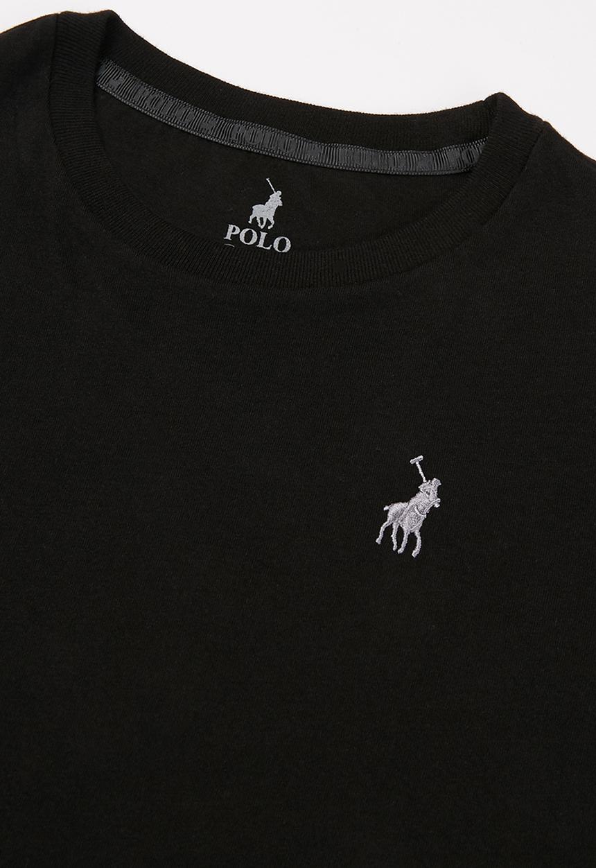 POLO - Boys rick short sleeve tee - black