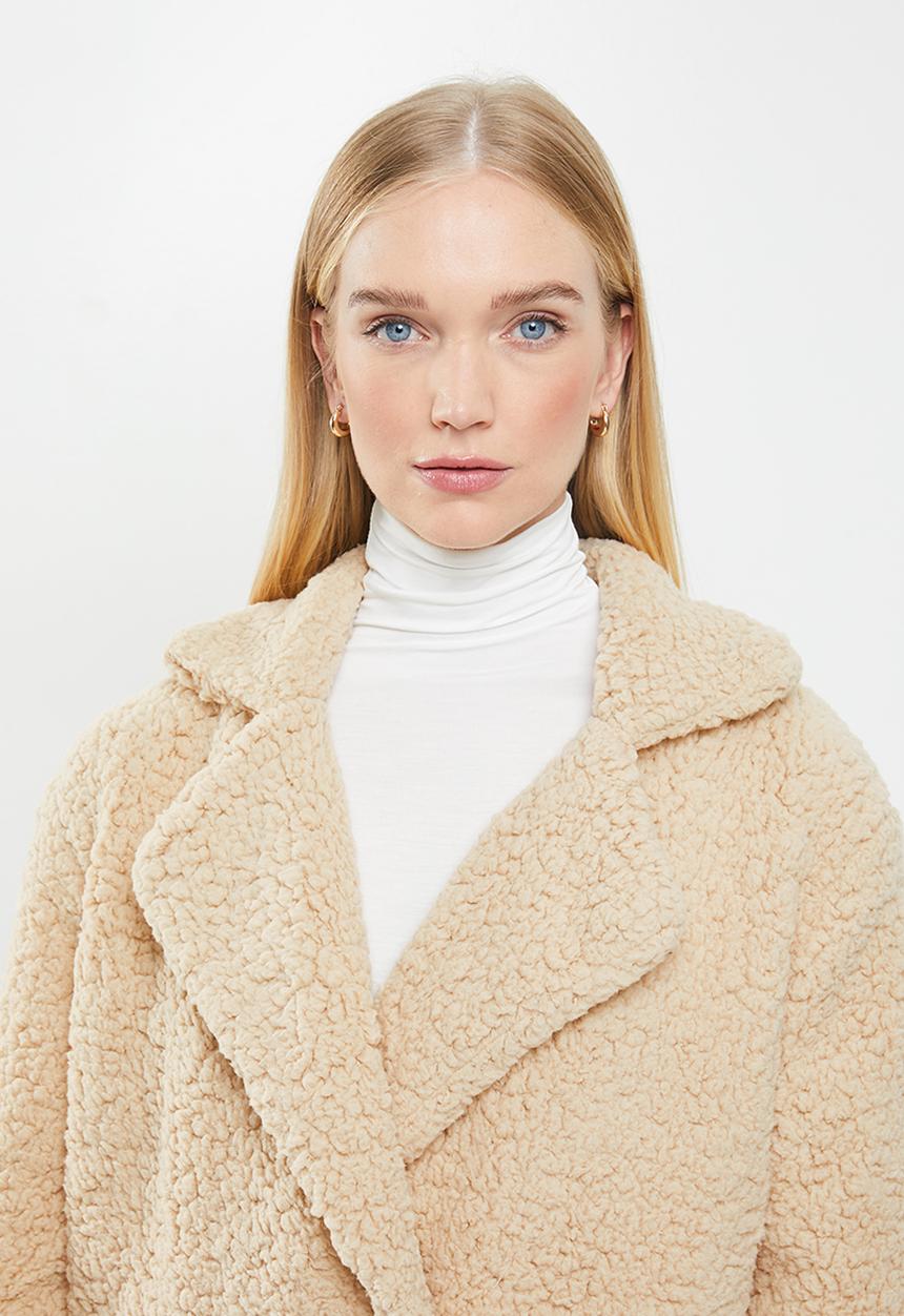 STYLE REPUBLIC - Double breasted jacket - stone