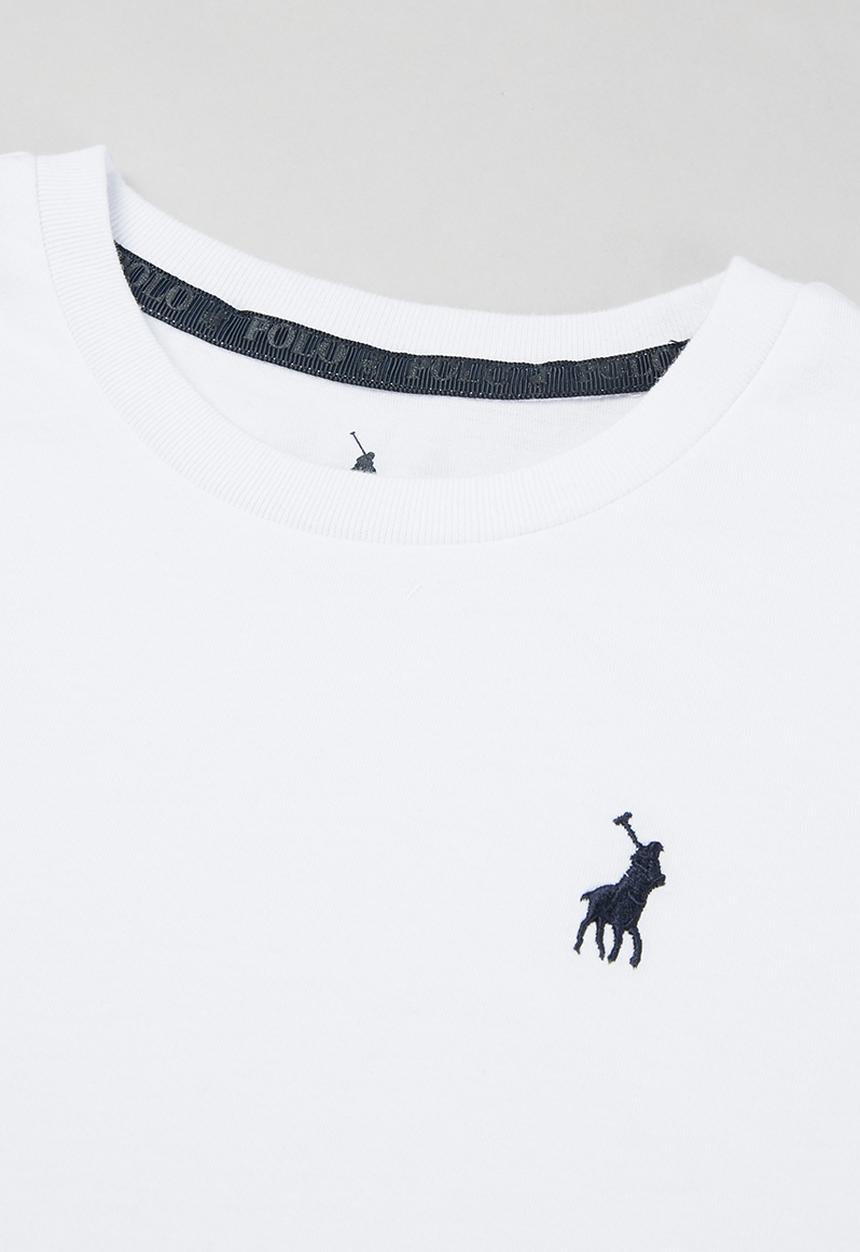 POLO - Boys rick short sleeve tee - white