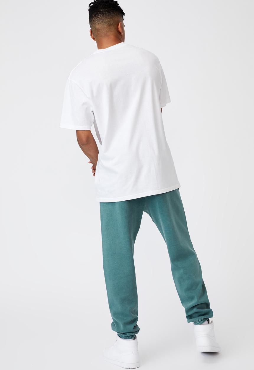 Factorie - Relaxed trackpant - washed pine teal