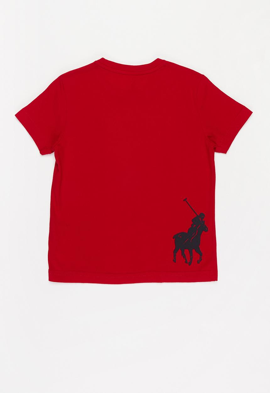 POLO - Boys rick short sleeve tee - red