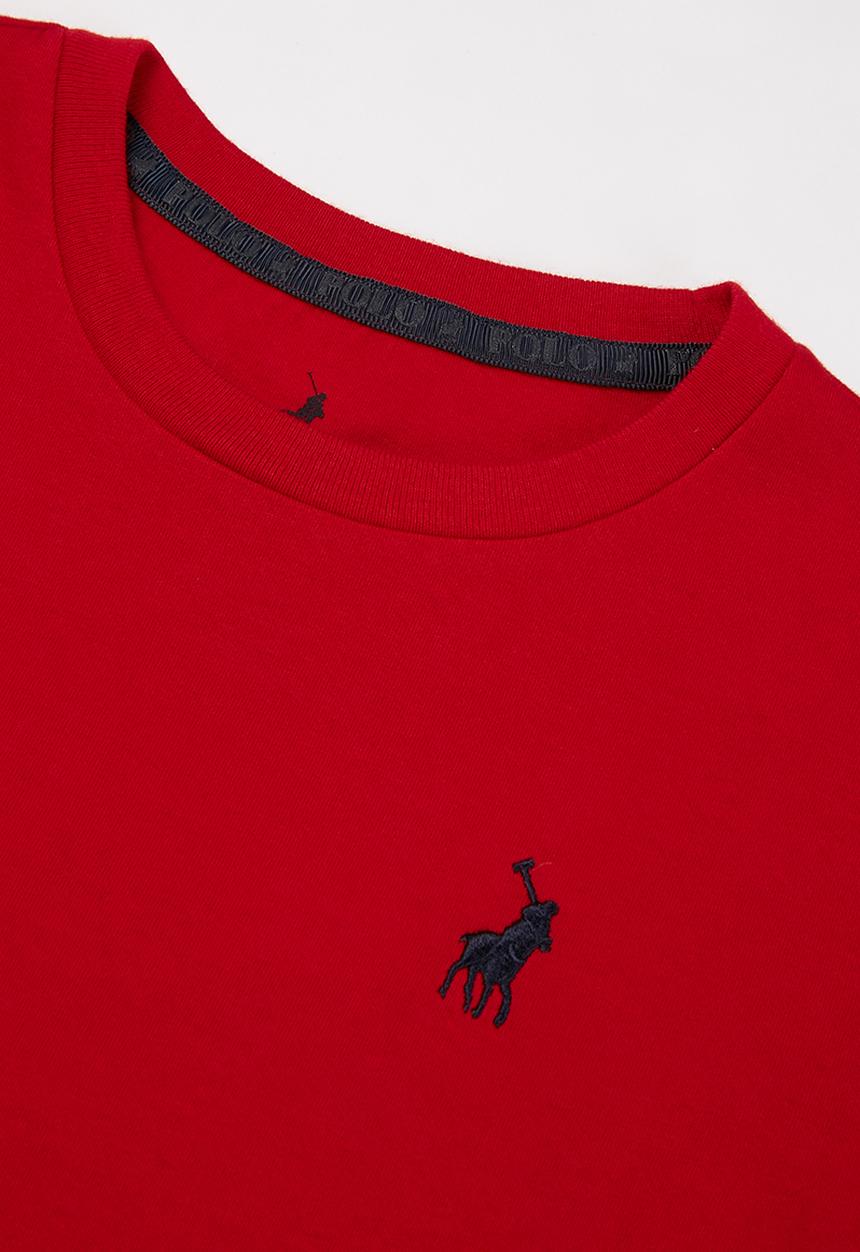 POLO - Boys rick short sleeve tee - red