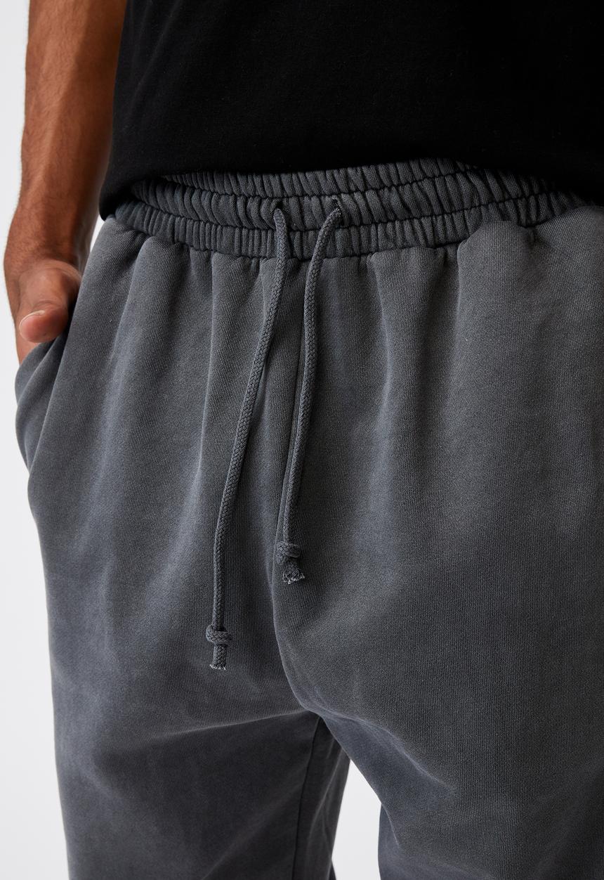 Factorie - Relaxed trackpant - washed black