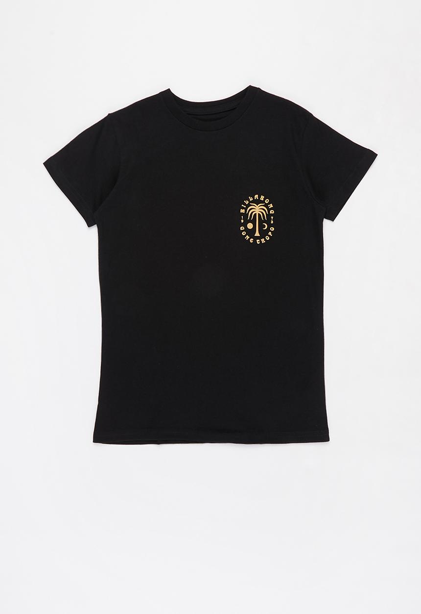 Billabong  - Boys moon palm tee - black