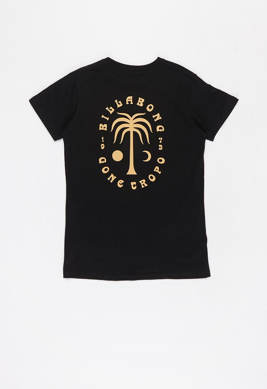 Billabong  - Boys moon palm tee - black