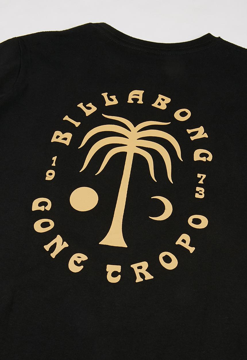 Billabong  - Boys moon palm tee - black