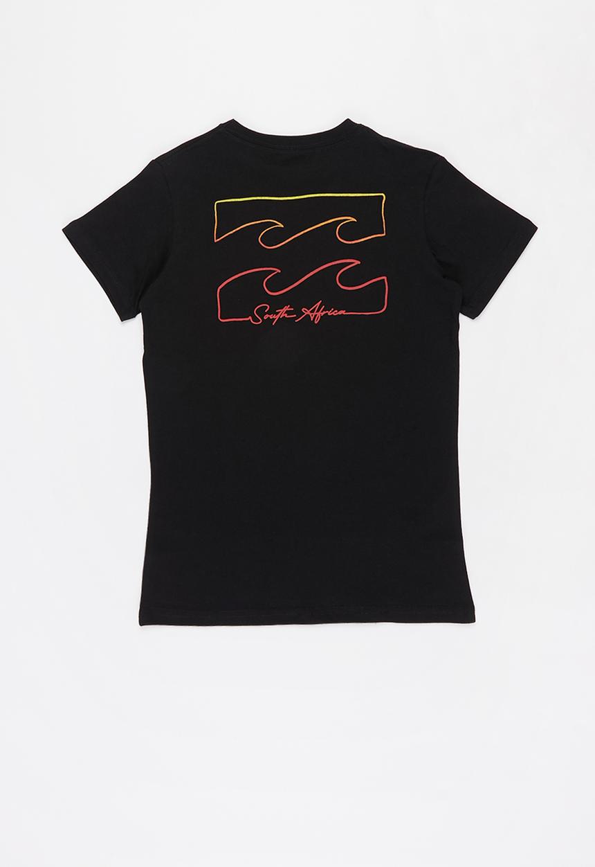 Billabong  - Boys logo lines south africa tee - black