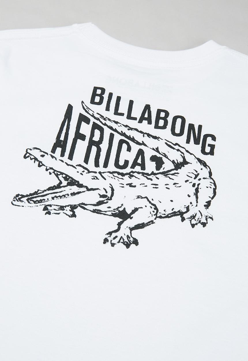 Billabong  - Boys croc Africa tee - white