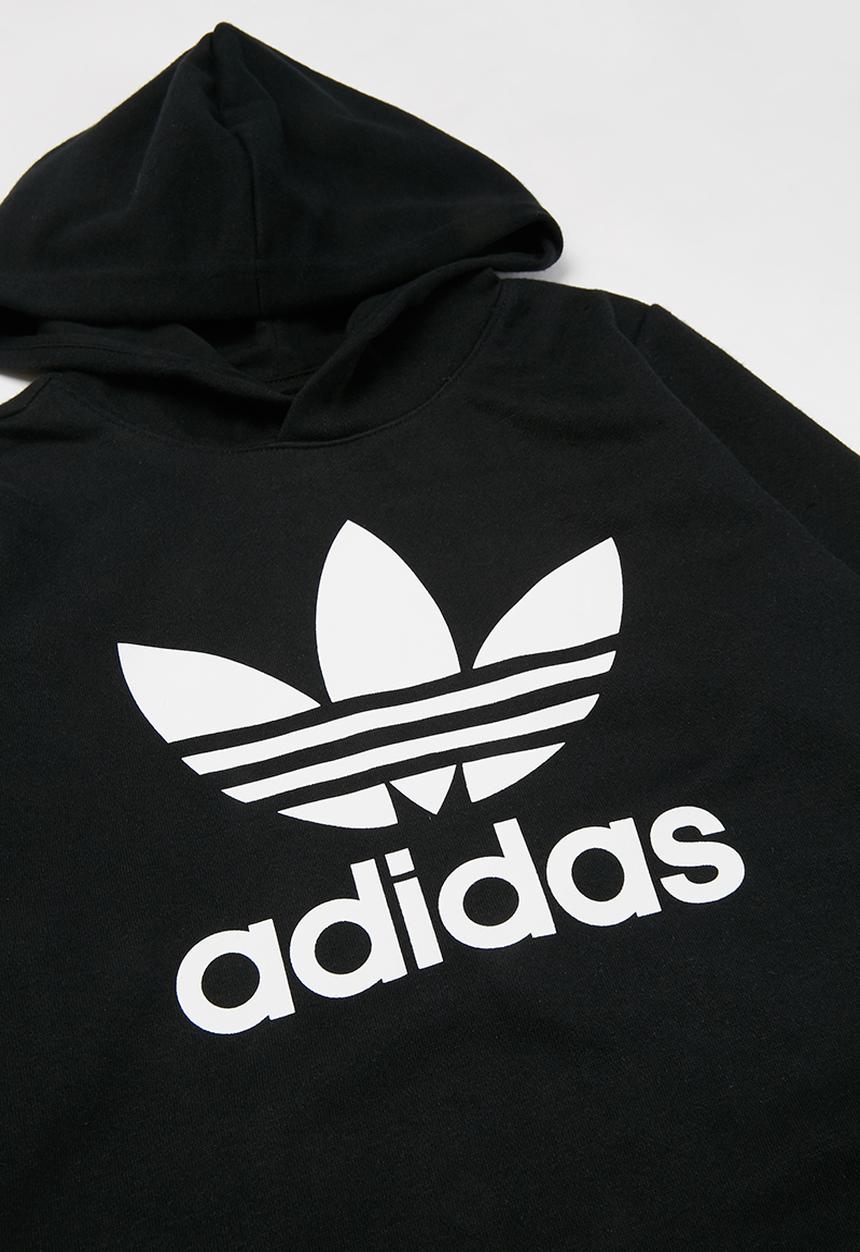 adidas Originals - Trefoil hoodie - black & white