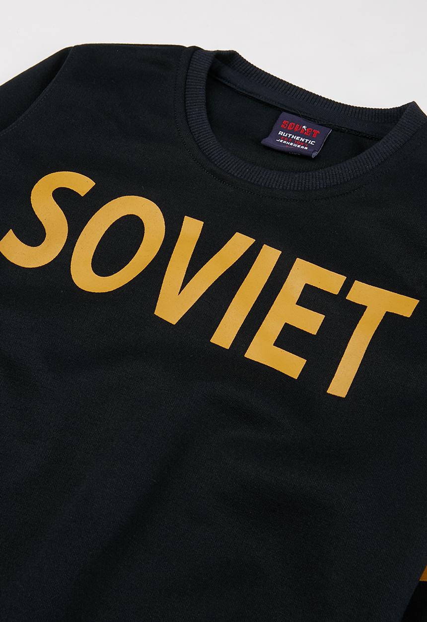 SOVIET - Vista crew neck sweat top - navy