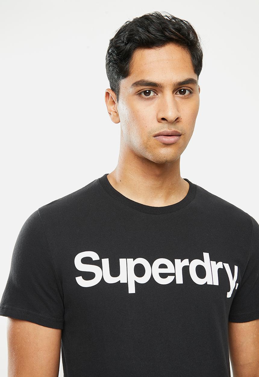 Superdry. - Cl ns tee - black