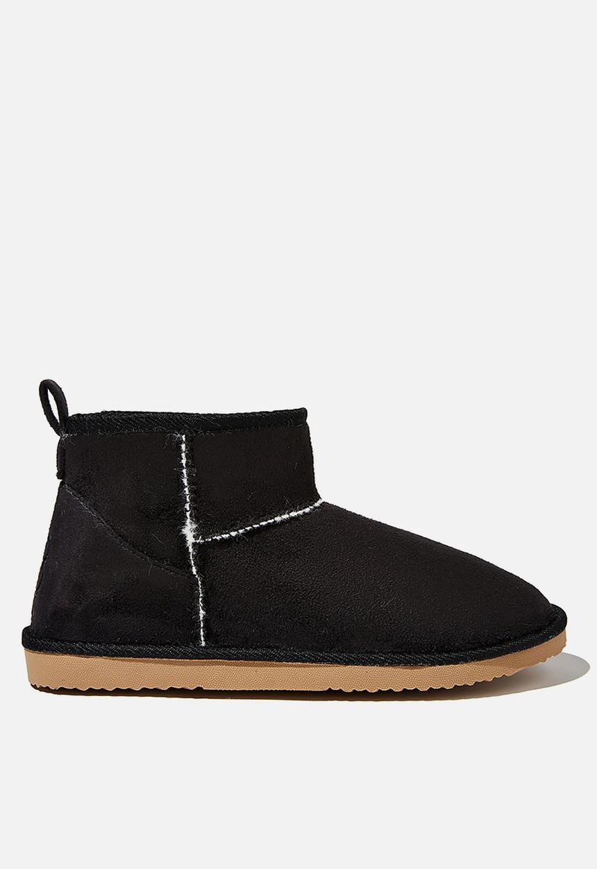 Cotton On - Body super cropped home boot - black DNU