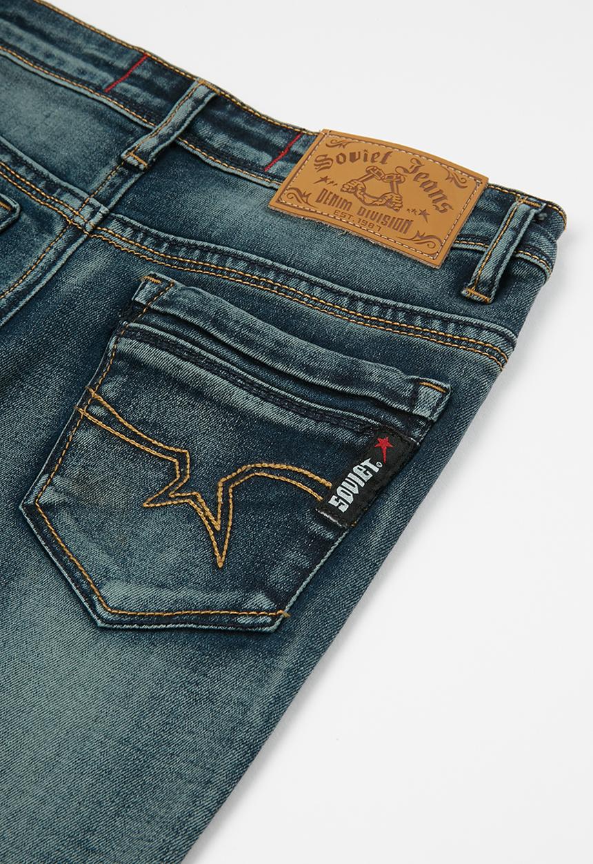 SOVIET - B luka skinny denim - bleach wash