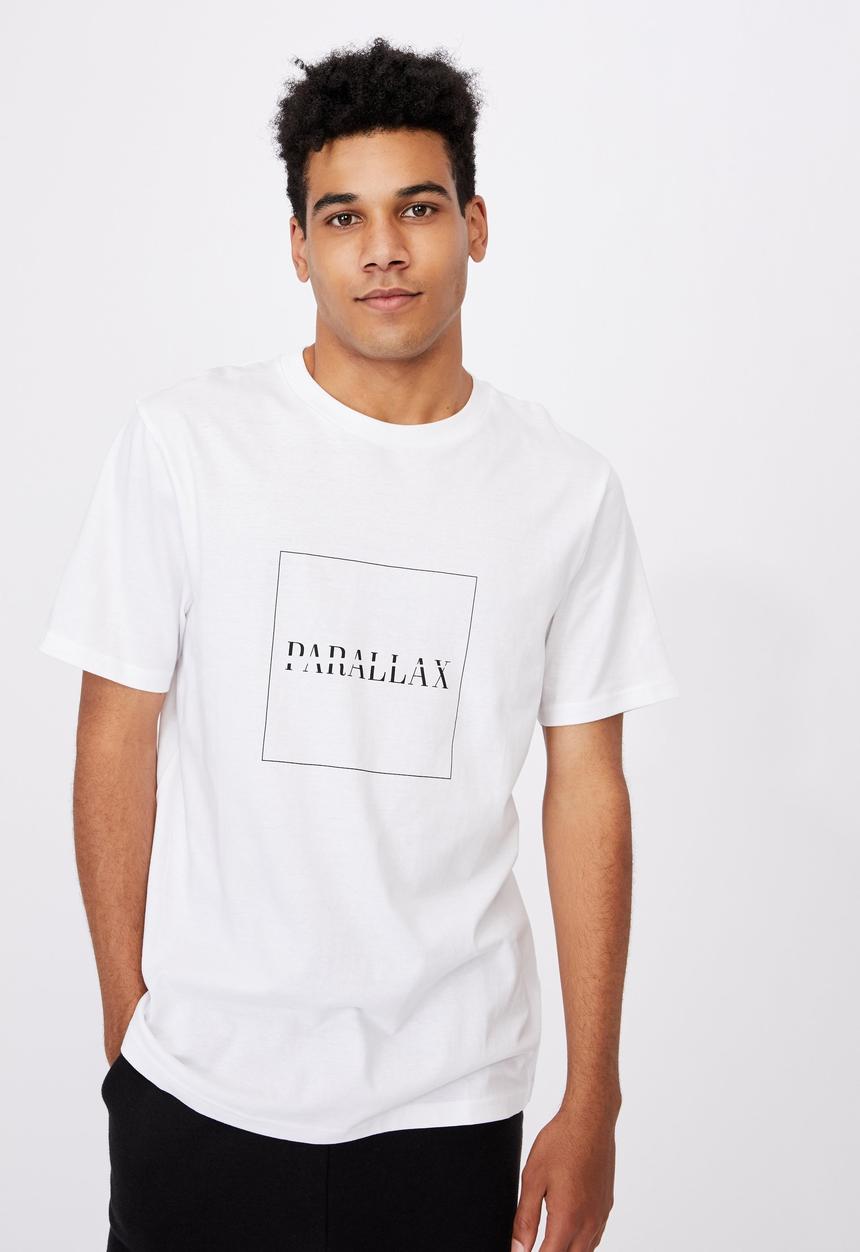 Factorie - Regular graphic T-shirt - white