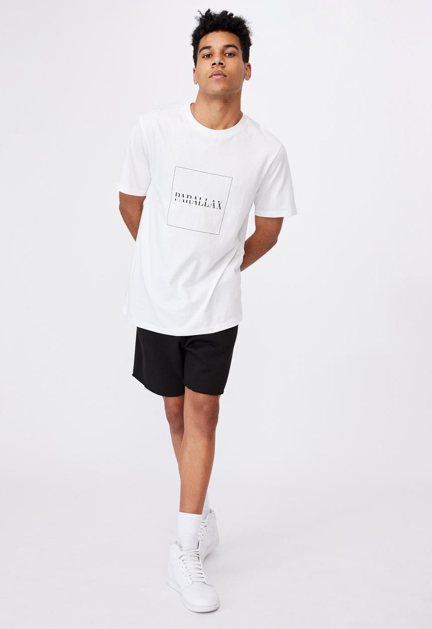 Factorie - Regular graphic T-shirt - white