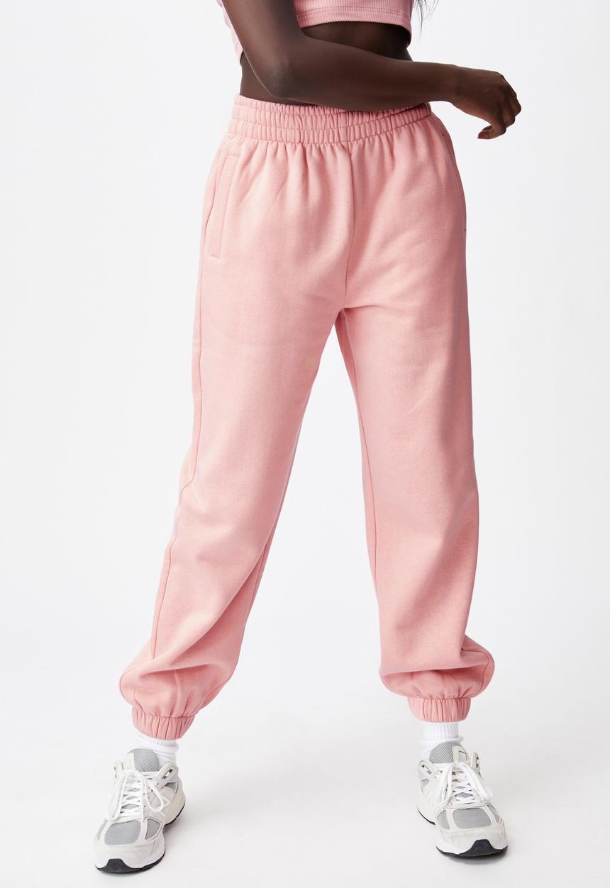 Factorie - Super slouchy trackpants - silver pink