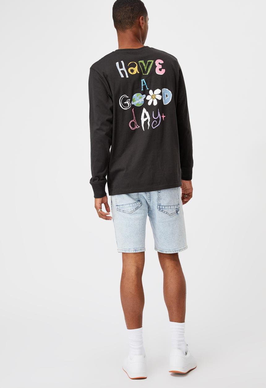 Cotton On - Tbar long sleeve T-shirt - black