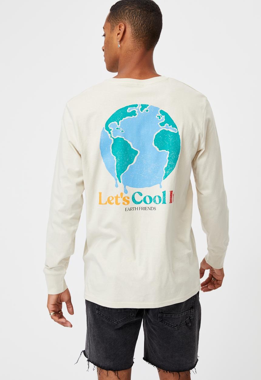 Cotton On - Tbar long sleeve T-shirt - white