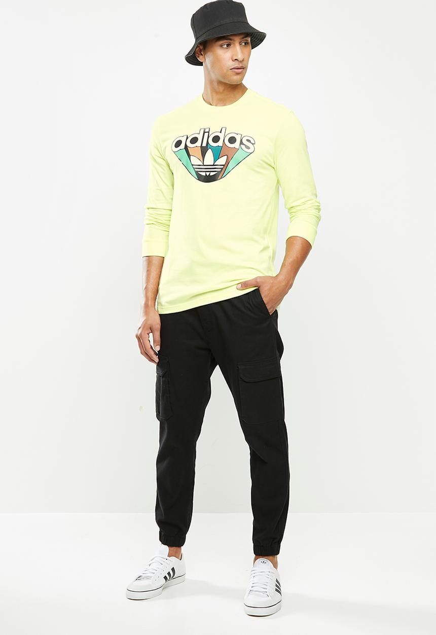 adidas Originals - Adidas summer T-shirt - yellow