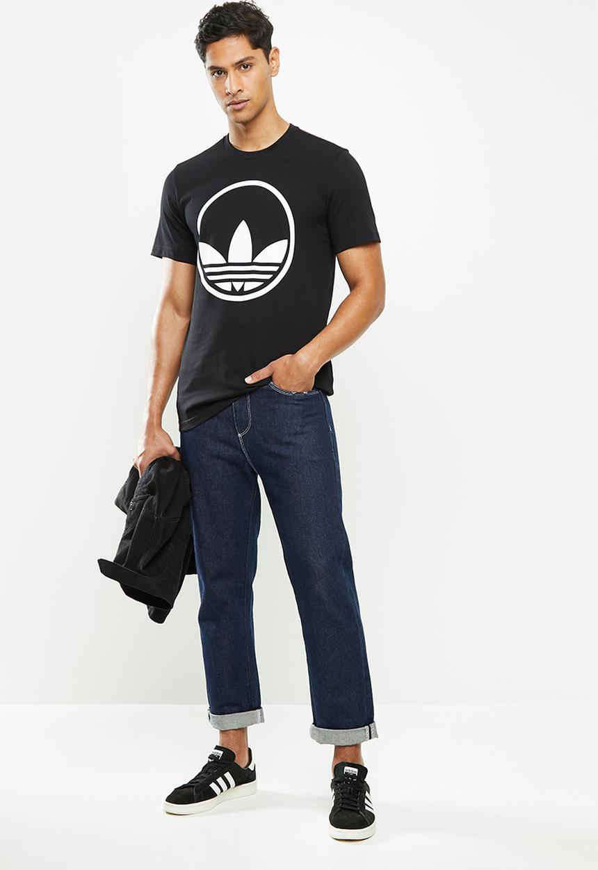 adidas Originals - Circle trefoil T-shirt - black