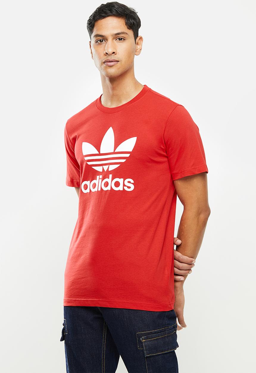 adidas Originals - Trefoil T-shirt - red