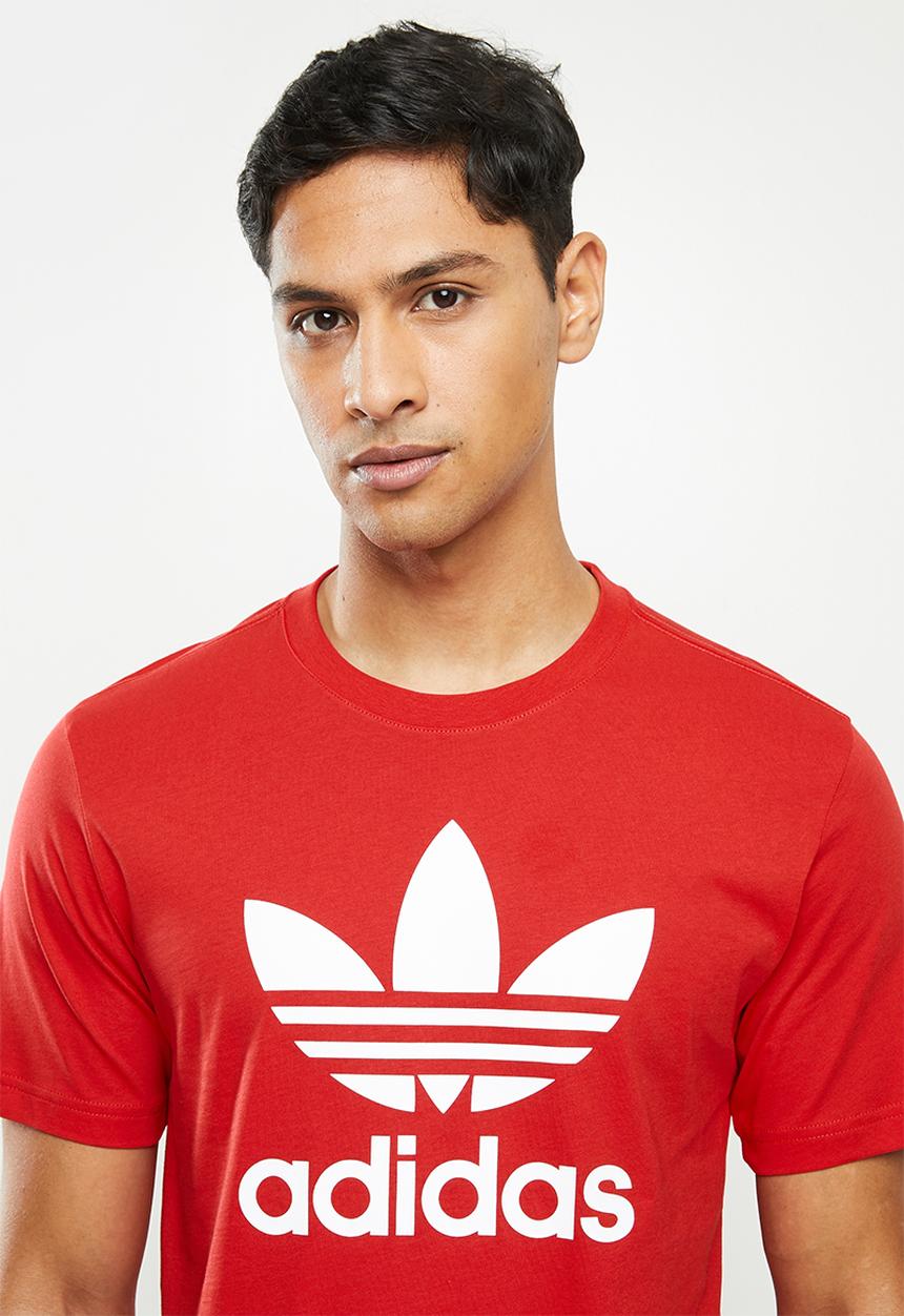 adidas Originals - Trefoil T-shirt - red