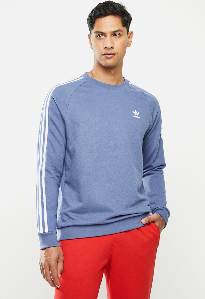 adidas Originals - 3D tf 3 strp sweatshirt - crew 
