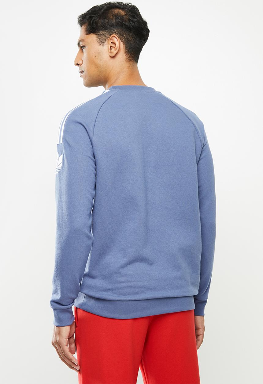 adidas Originals - 3D tf 3 strp sweatshirt - crew 