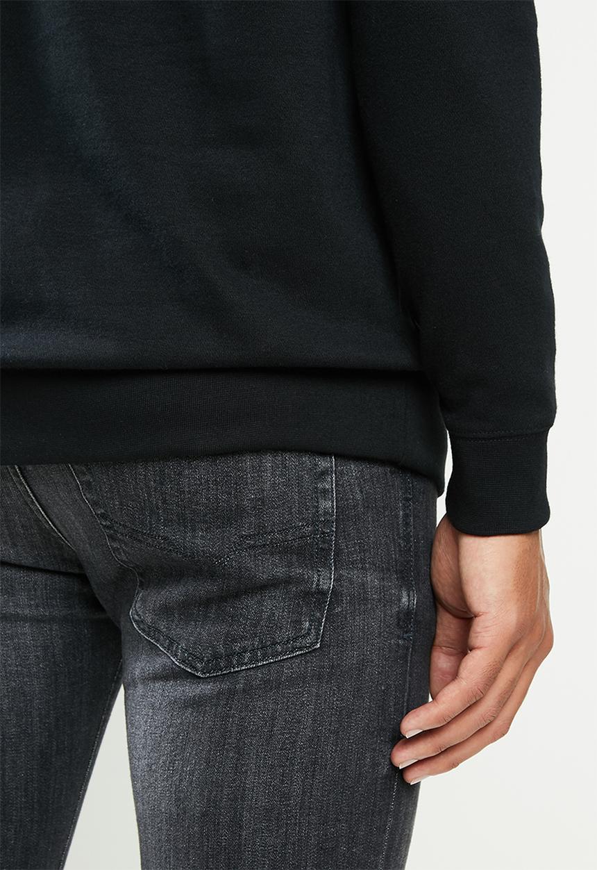 adidas Originals - Trefoil crew sweatshirt - black