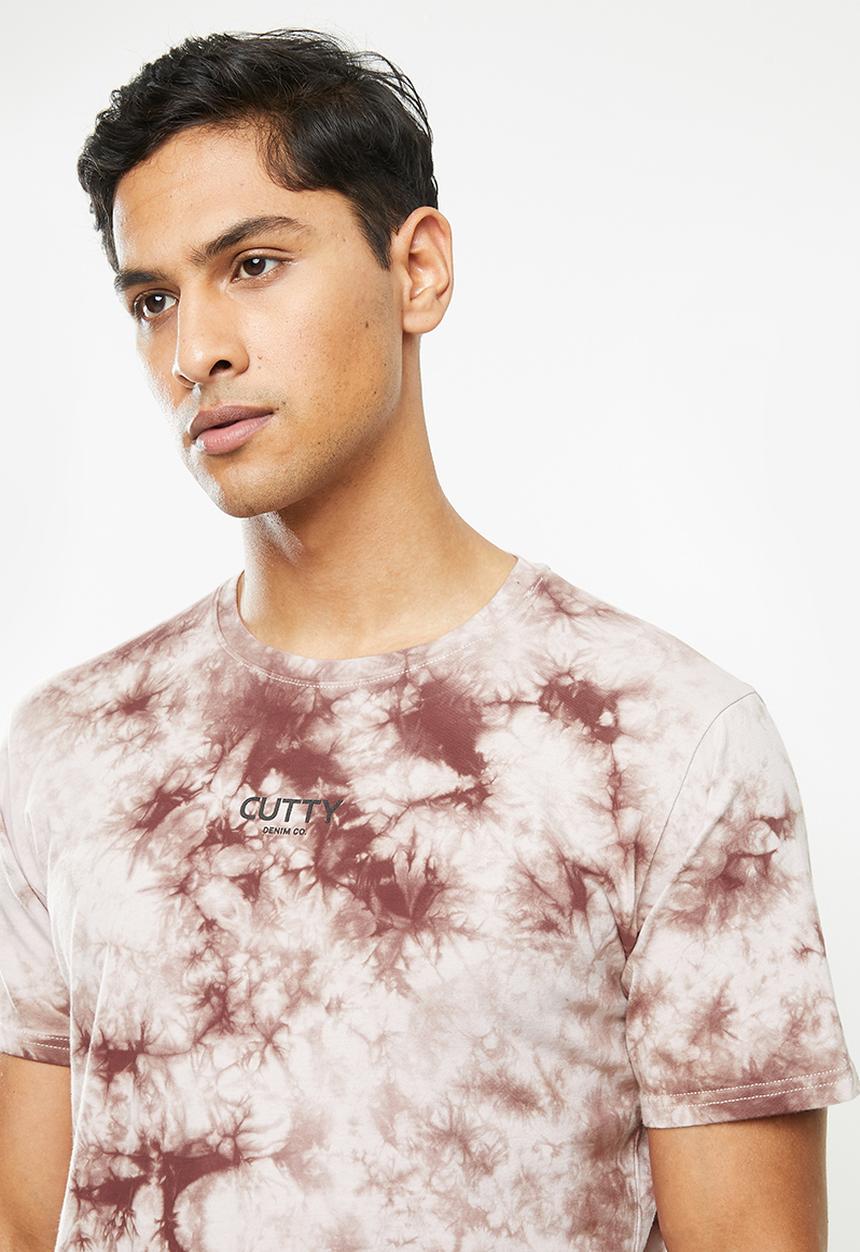 Cutty - Tshirt tie dye - rust