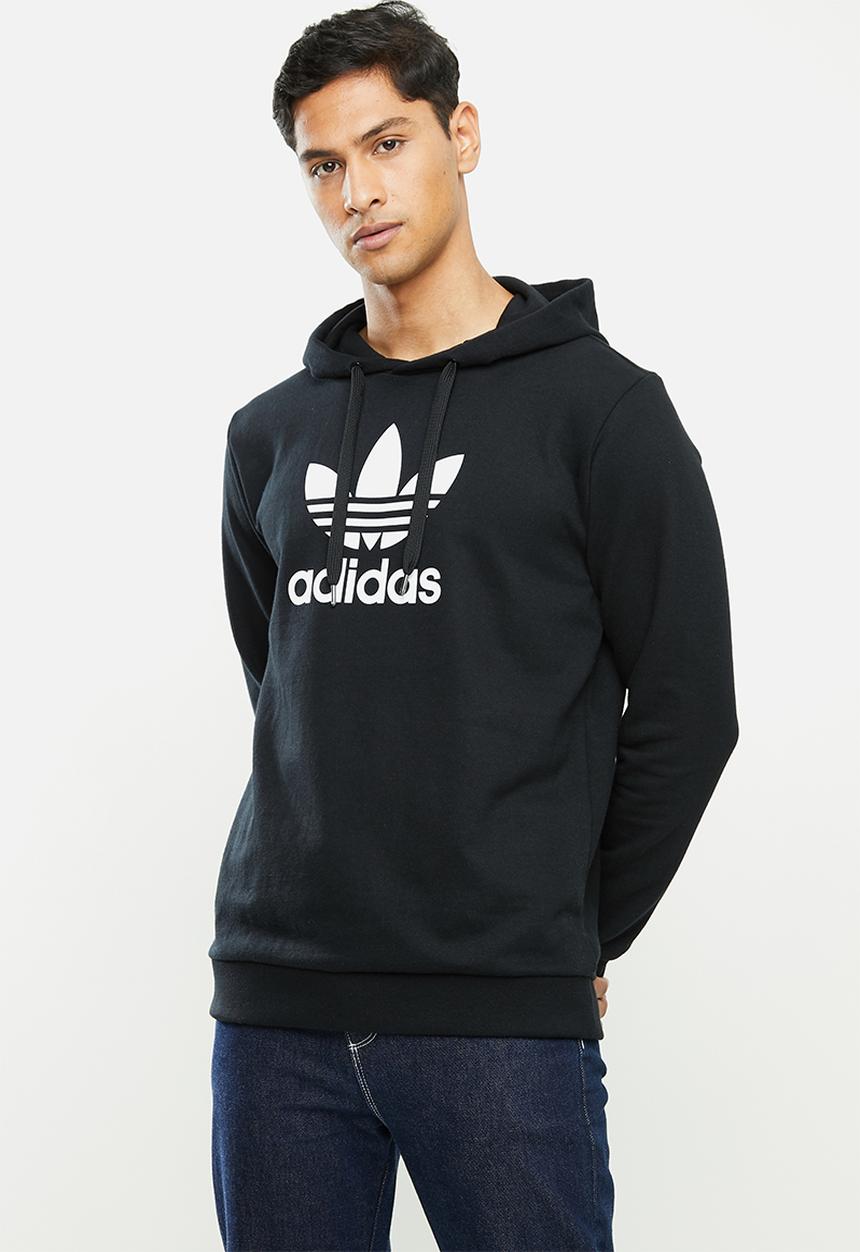 adidas Originals - Trefoil hooded sweat - black